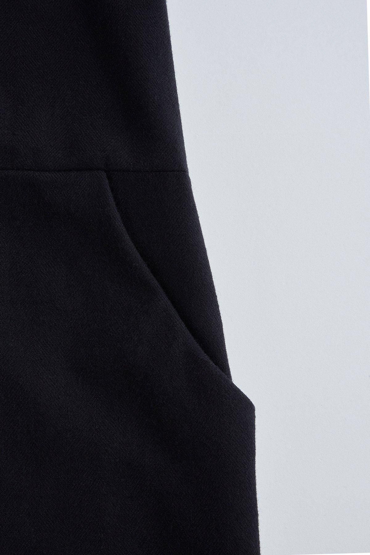 cotton&wool herring-bone jumper skirt - atelier naruse cotton&wool herring-bone jumper skirt - atelier naruse