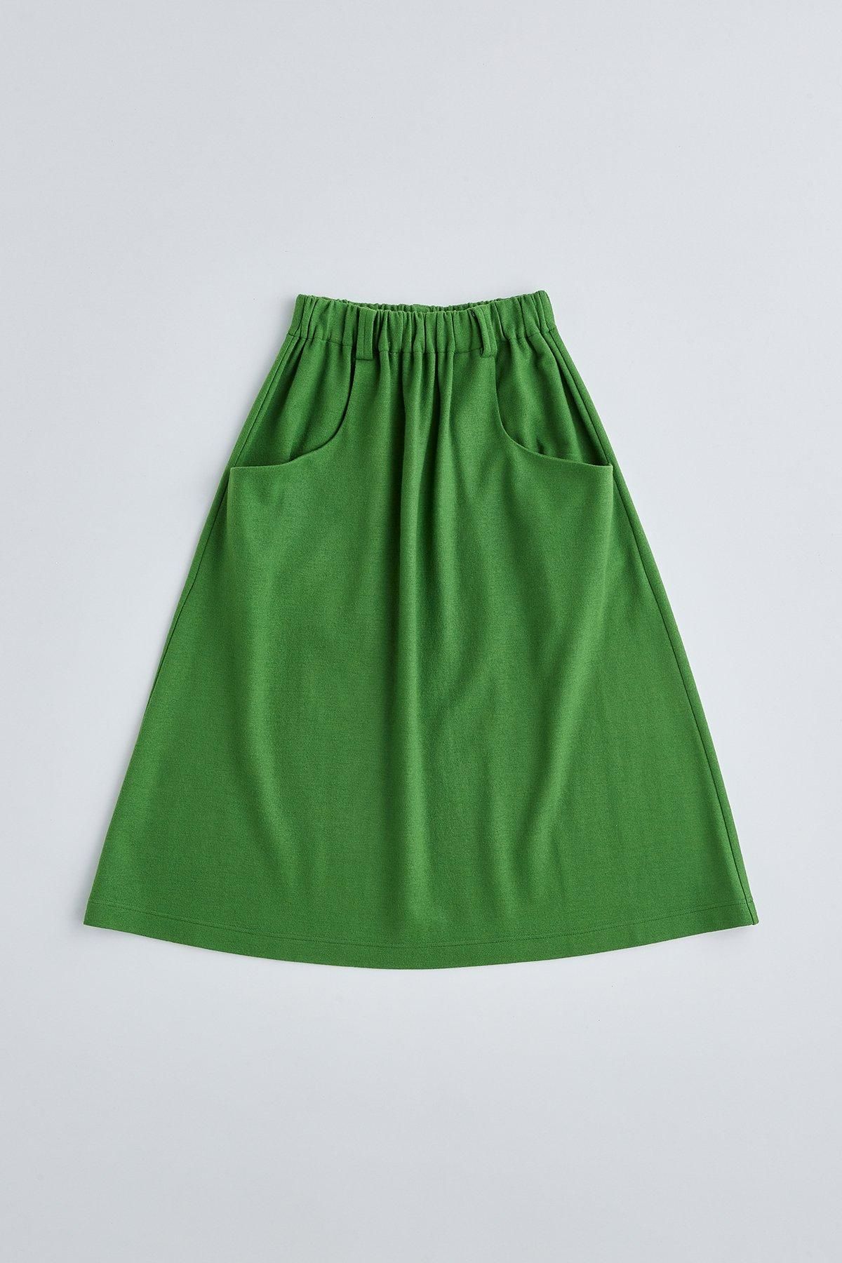 wool punch gather skirt - atelier naruse｜Online store｜the an