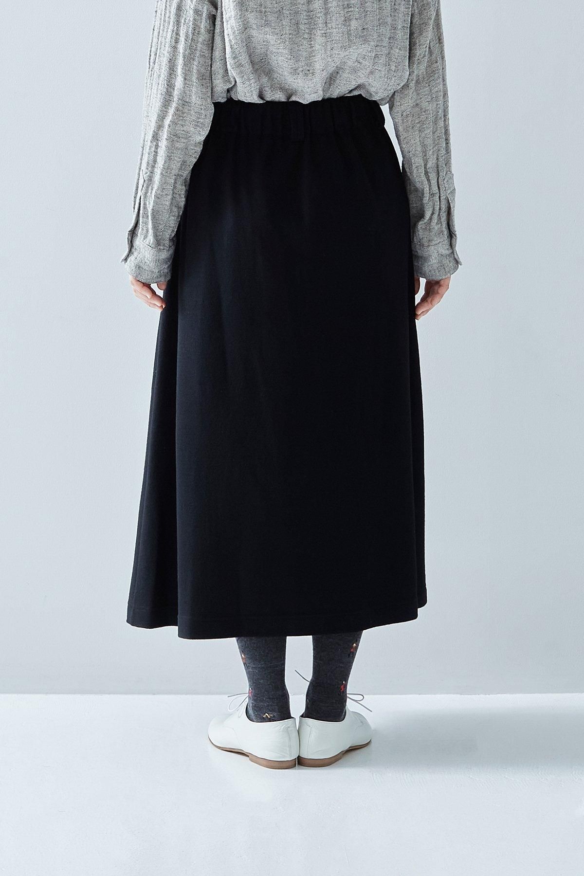 wool punch gather skirt - atelier naruse｜Online store｜the an