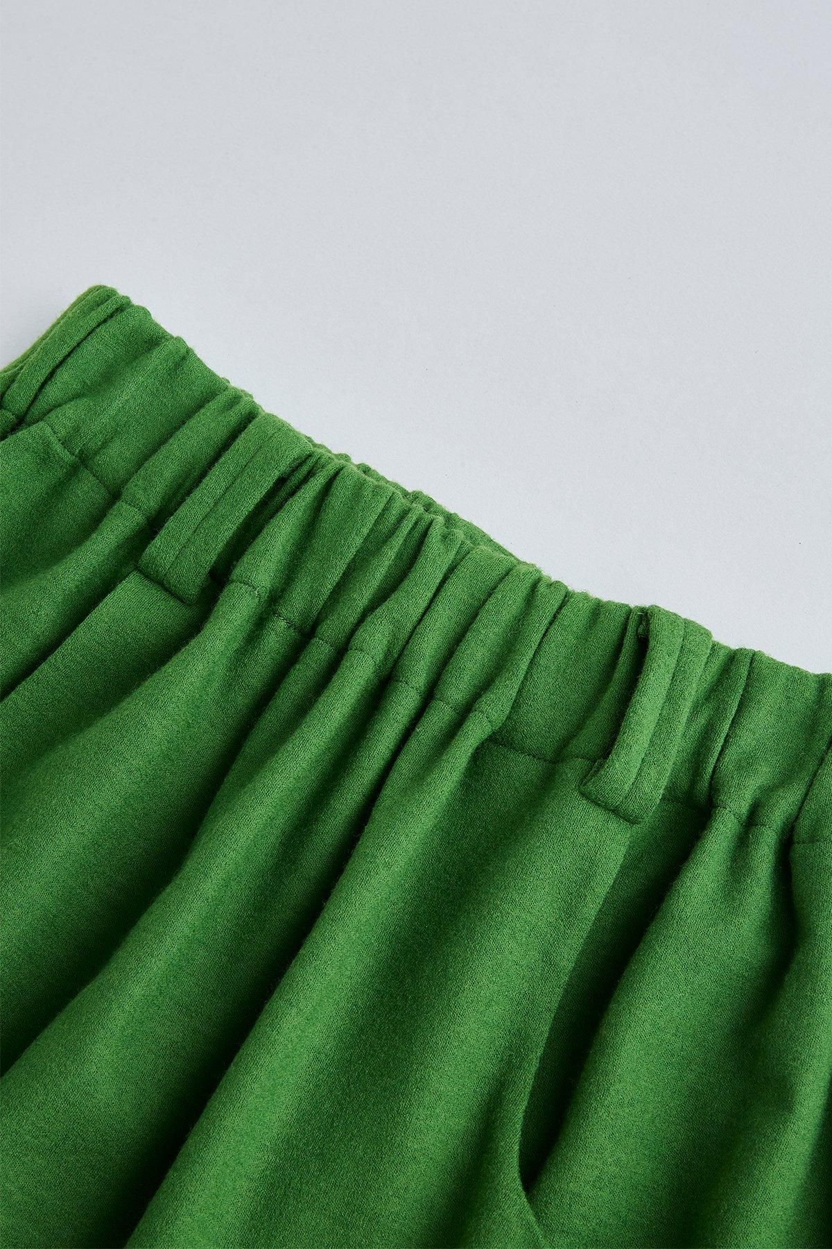 wool punch gather skirt - atelier naruse｜Online store｜the an
