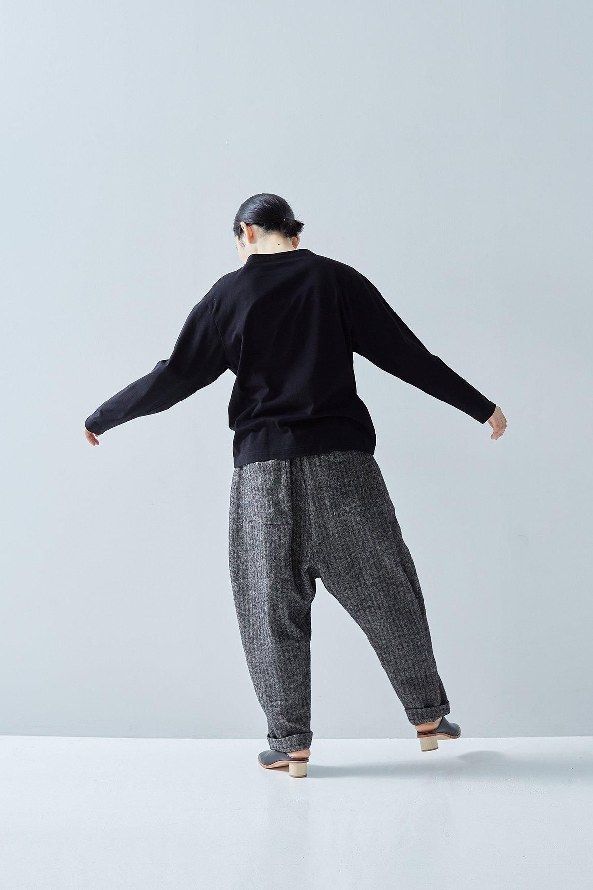 shetland wool linen sarrouel pants - atelier naruse｜Online