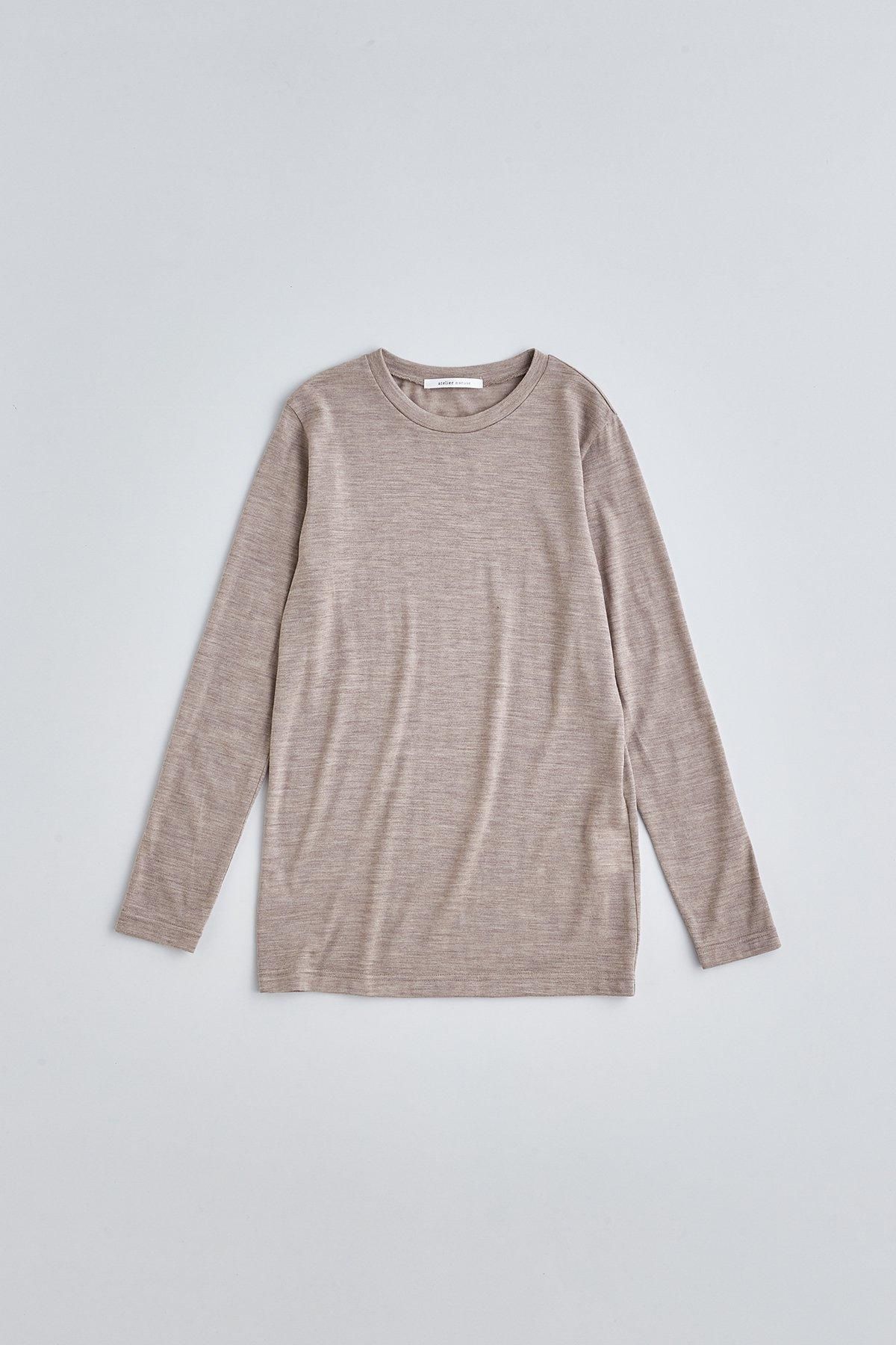 今期アトリエナルセ　ウールニットカットソー atelier naruse | ウールニットカットソー - c a b i n e t