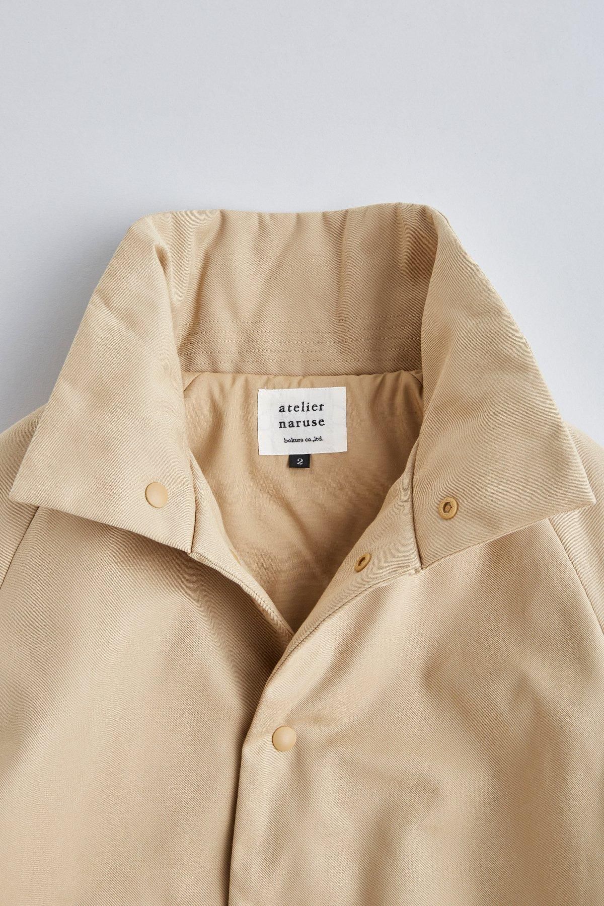 cotton batting coat / beige - atelier naruse|Online store cotton batting coat / beige - atelier naruse|Online store