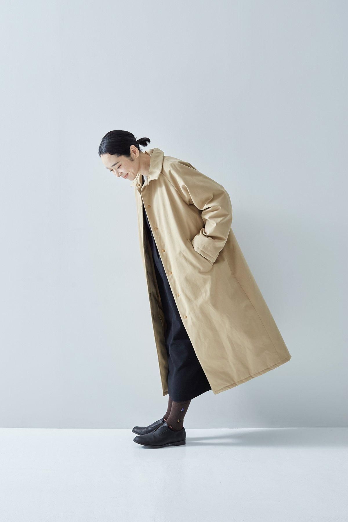 cotton batting coat / beige - atelier naruse|Online store cotton batting coat / beige - atelier naruse|Online store