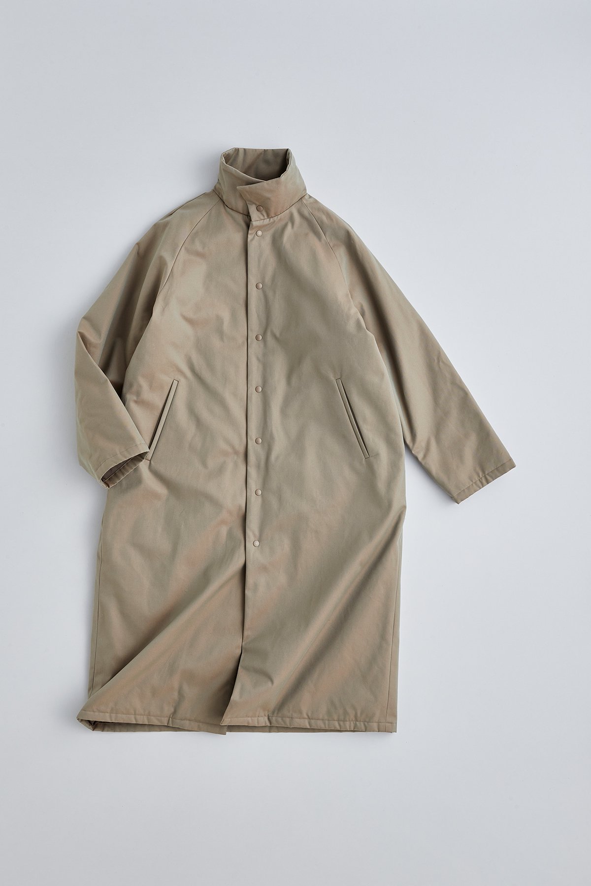 cotton batting coat / khaki