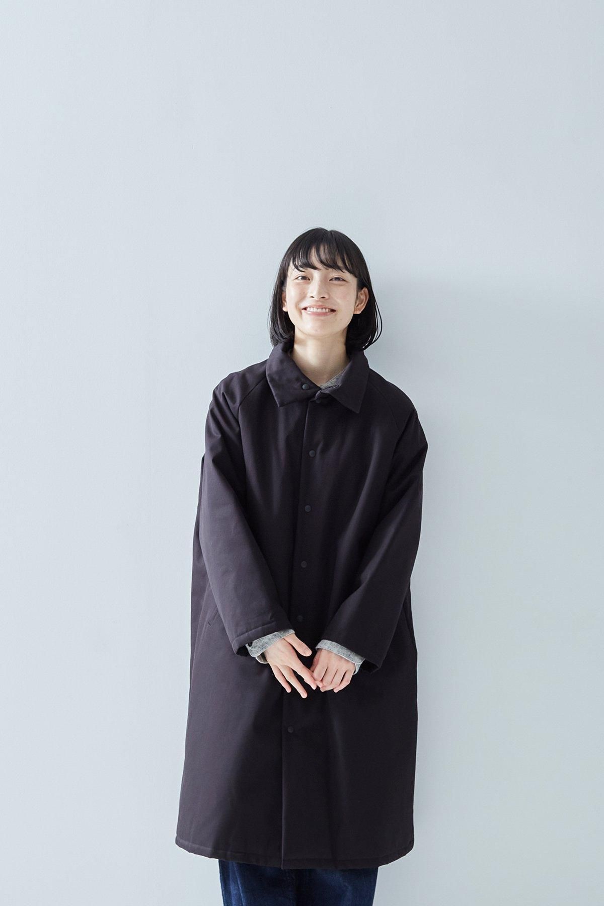 cotton batting coat / black - atelier naruse｜Online store｜the an