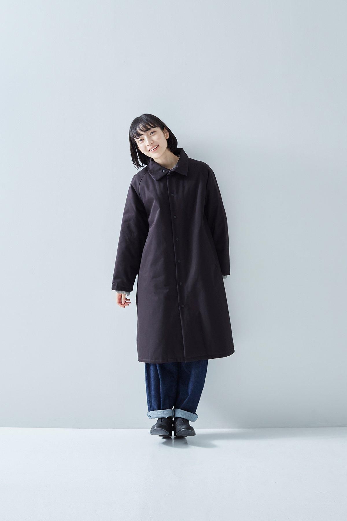 cotton batting coat / black - atelier naruse｜Online store｜the an