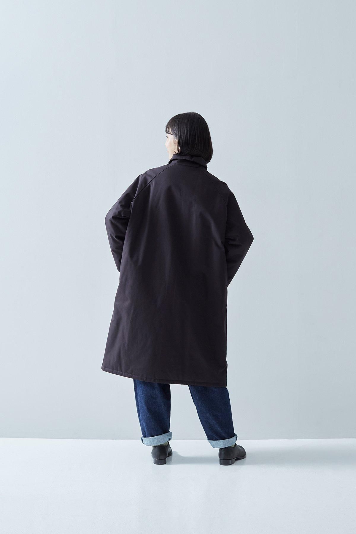 cotton batting coat / black - atelier naruse｜Online store｜the an