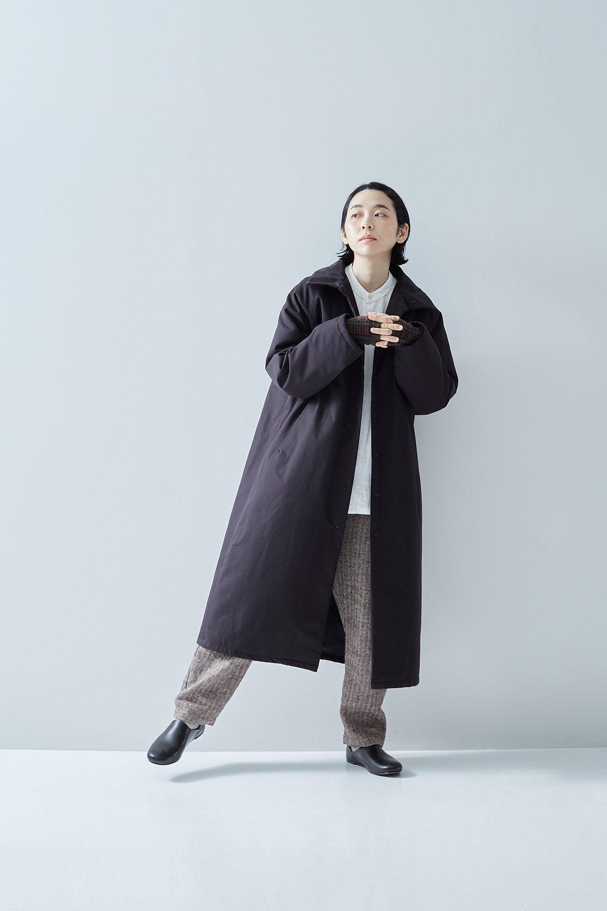 cotton batting coat / black - atelier naruse｜Online store｜the an