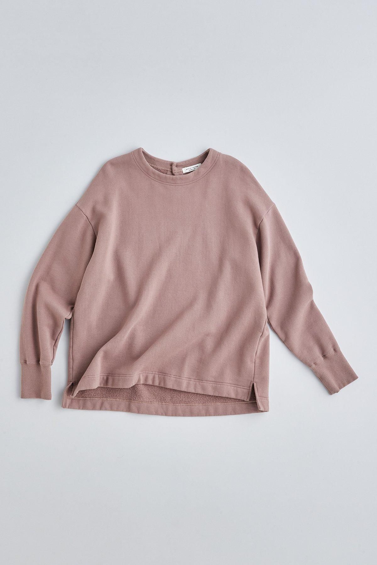 cotton fleece lining pullover - atelier naruse｜Online store