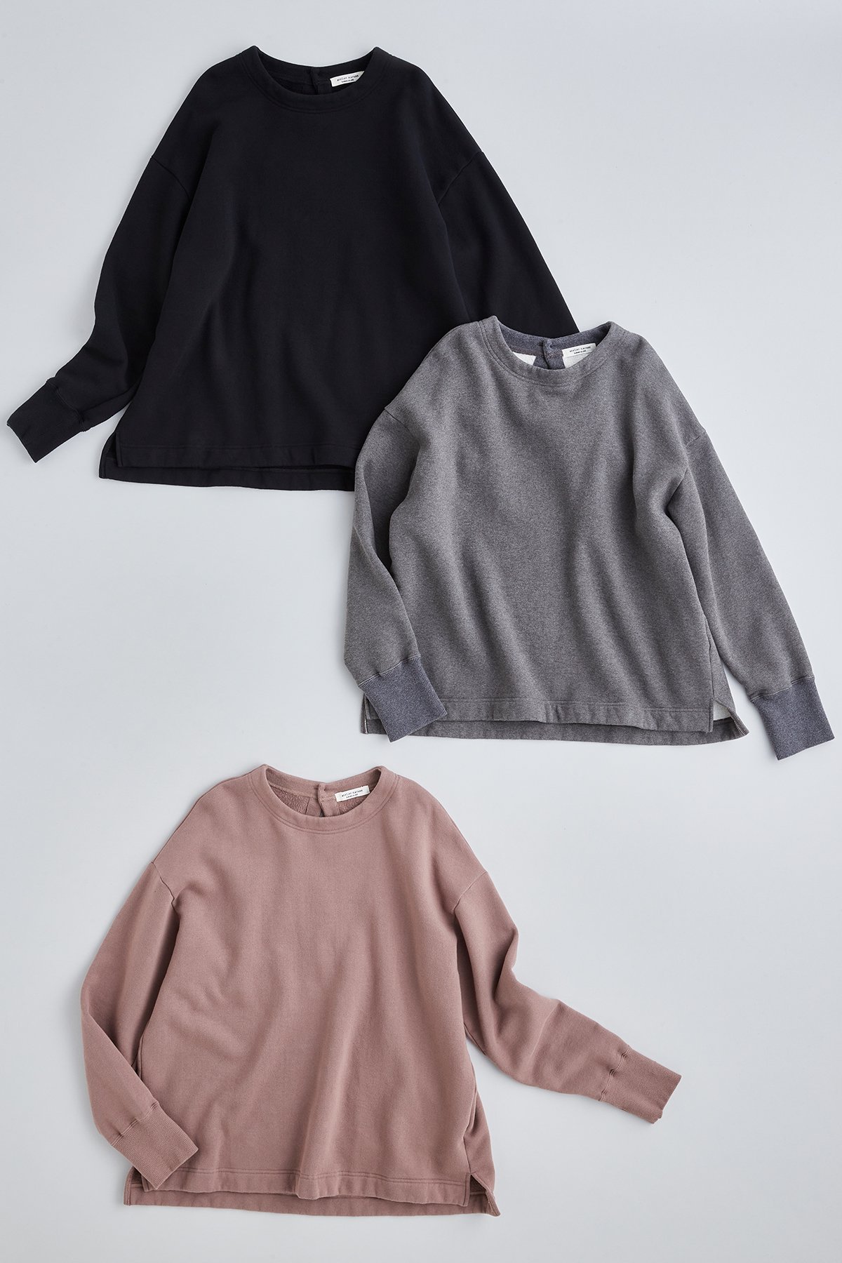 cotton fleece lining pullover