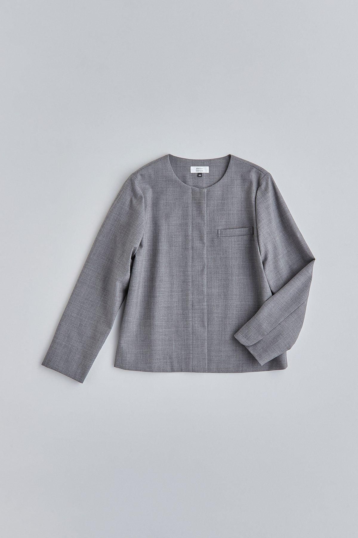 atelier naruse vest (Gray) タグ付き　新品 vest gray #kn18 – KAMNEEK