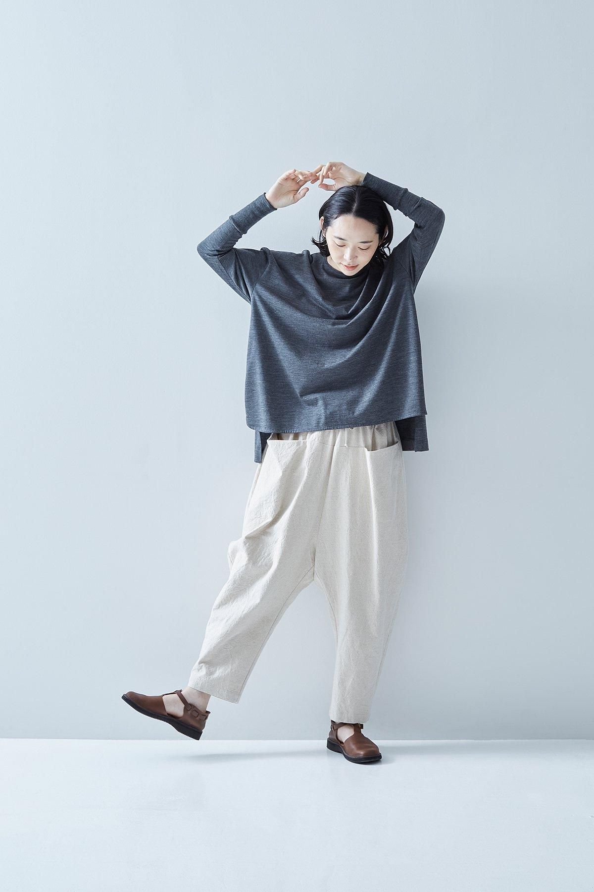 wool knit cut&sewn +rib - atelier naruse|Online store|the an wool knit cut&sewn +rib - atelier naruse|Online store|the an
