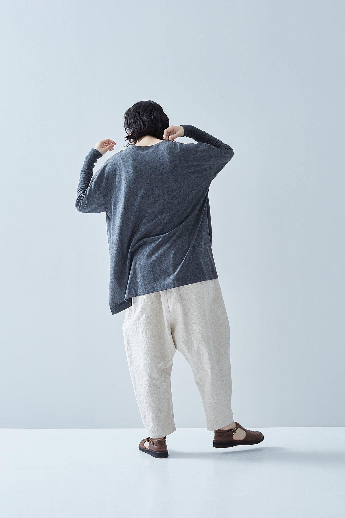 wool knit cut&sewn +rib - atelier naruse|Online store|the an wool knit cut&sewn +rib - atelier naruse|Online store|the an