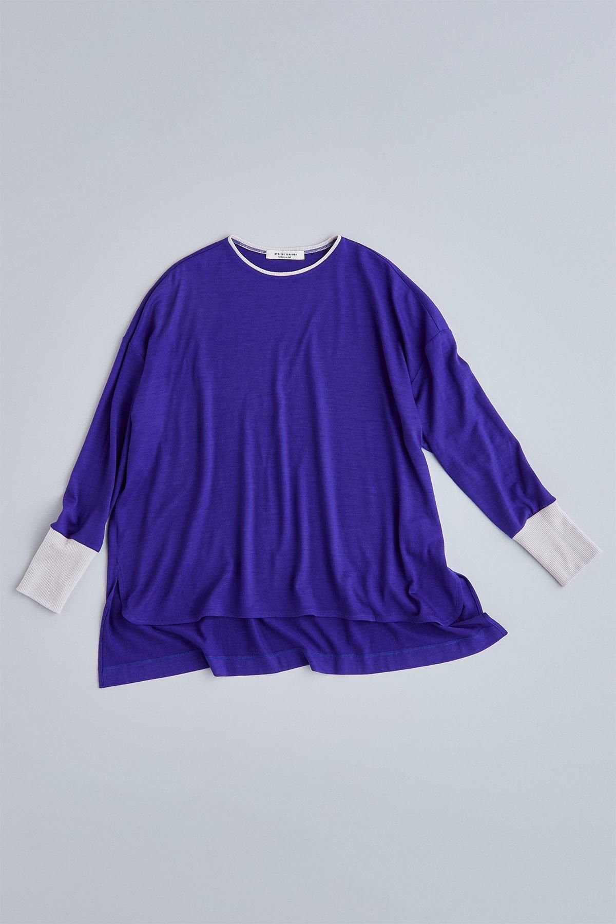 wool knit cut&sewn +rib - atelier naruse|Online store|the an wool knit cut&sewn +rib - atelier naruse|Online store|the an