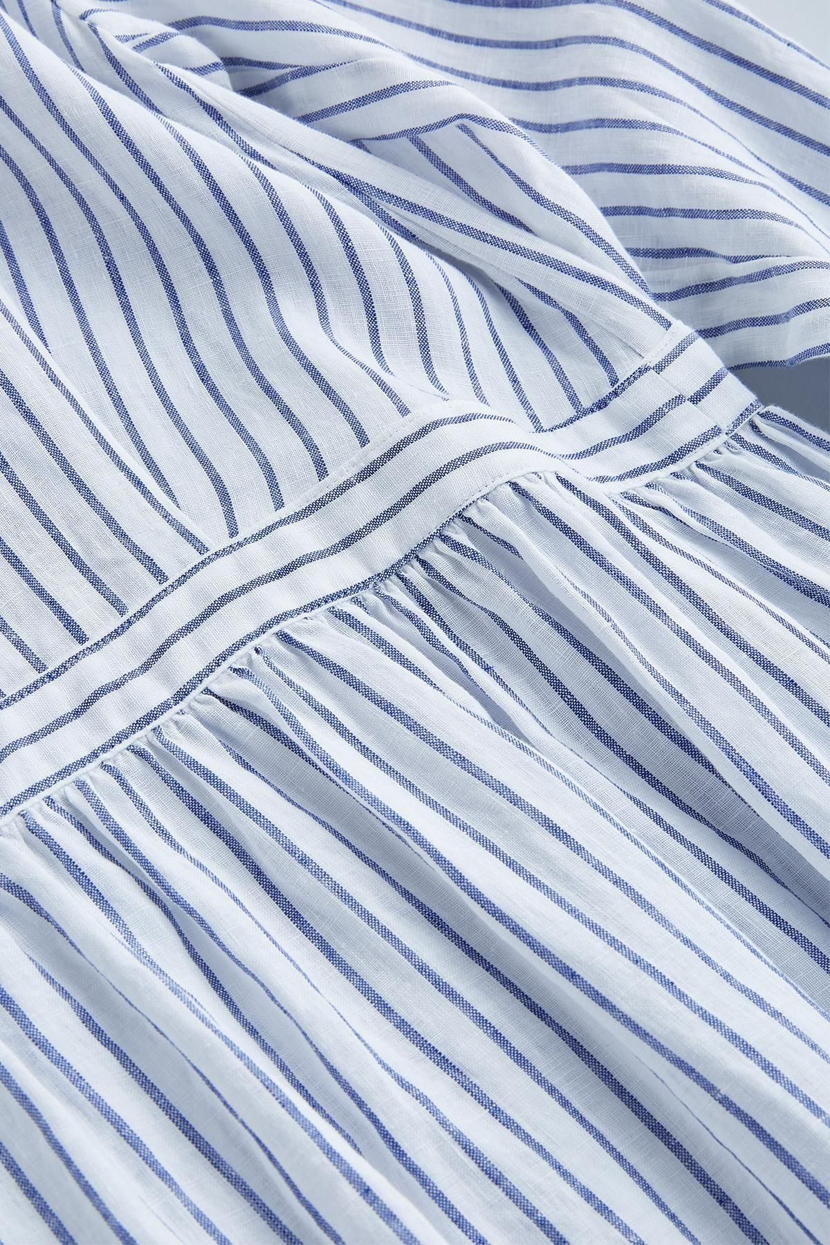 linen shirt one-piece / stripe - atelier naruse｜Online store｜the an