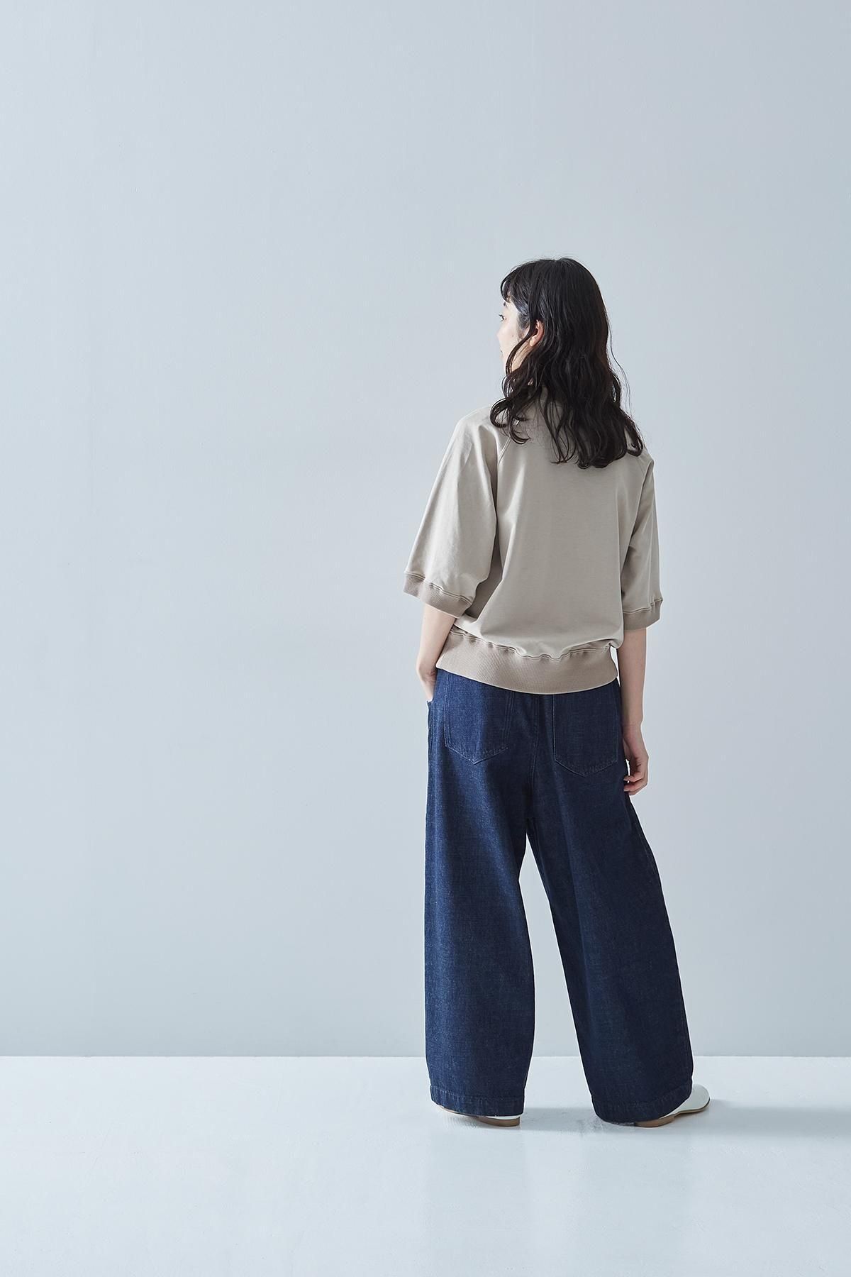 organic cotton lining sweat shirt - atelier naruse｜Online
