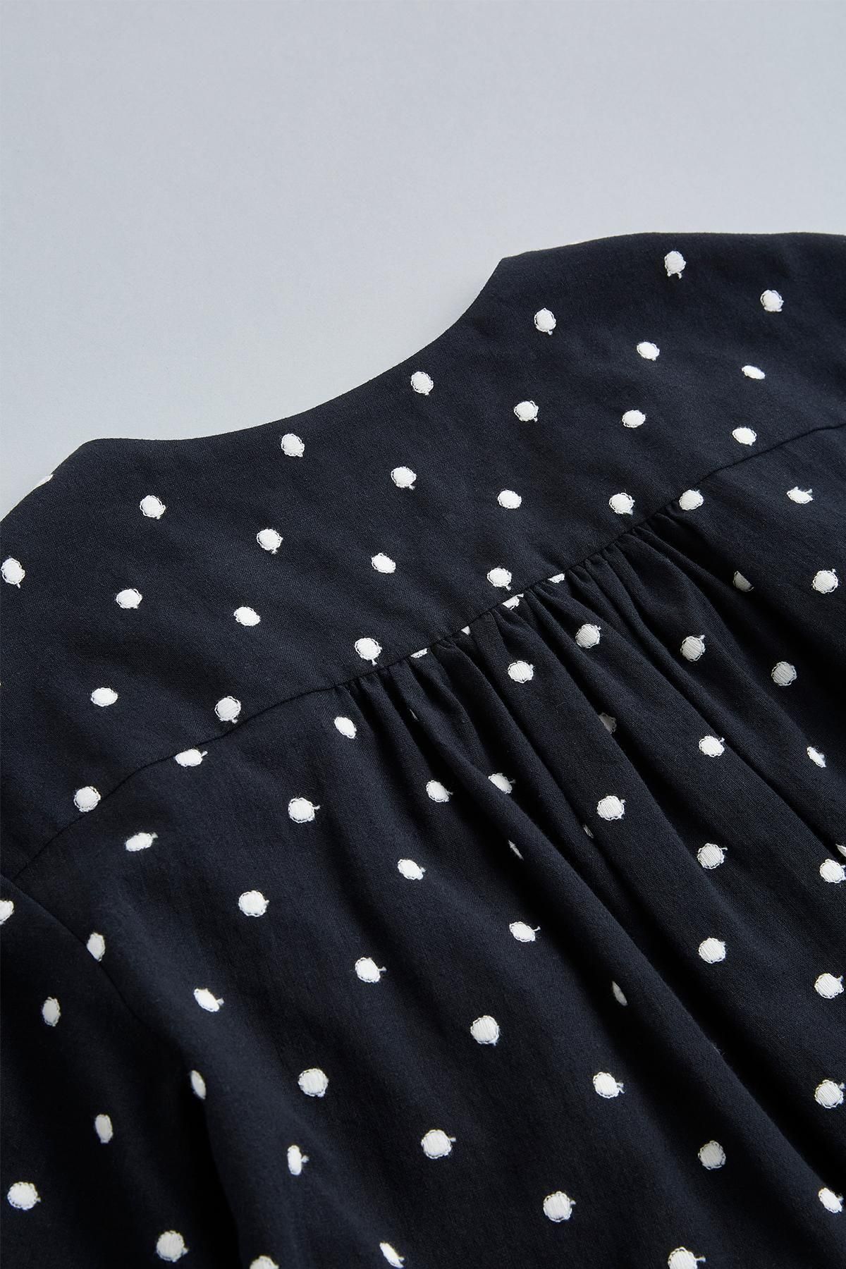 アトリエナルセ コットンリネン ミズタマV-neck blouse 186404173_o7.jpg?
