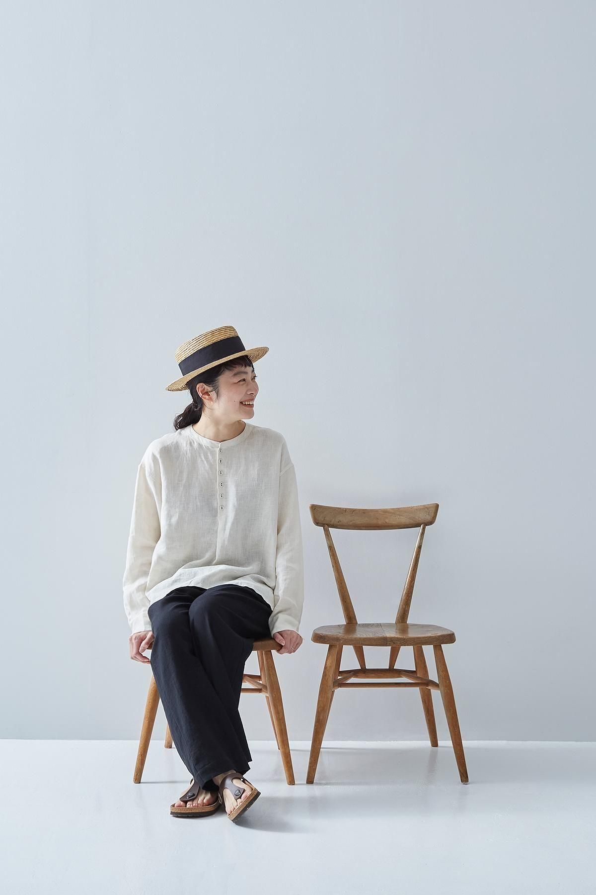 linen cotton tapered pants ～ herring-born ～ - atelier naruse