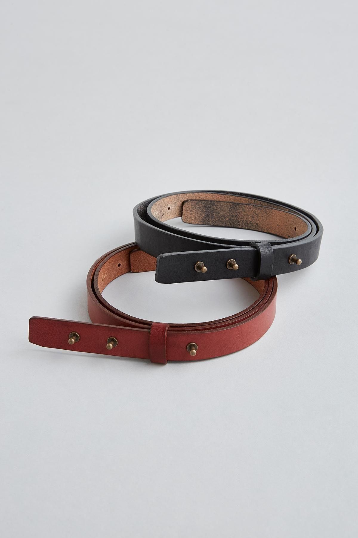 giboshi middle belt dyed veg-tan leather
