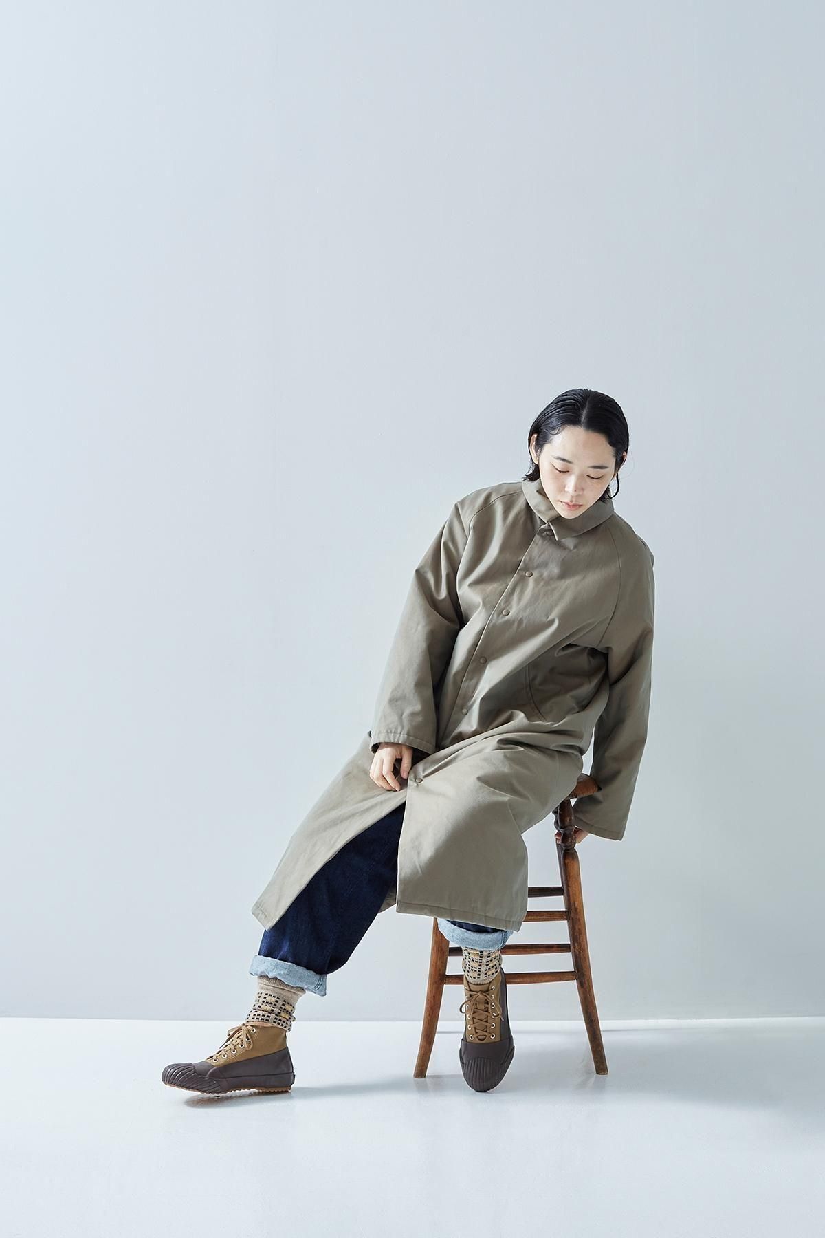 cotton batting coat / khaki - atelier naruse｜Online store｜the an