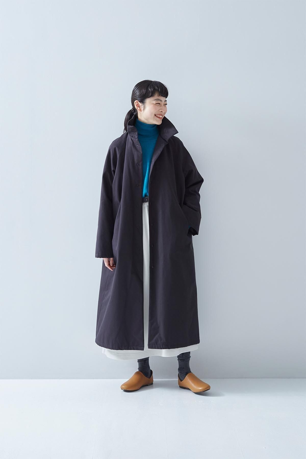 cotton batting coat / black - atelier naruse｜Online store｜the an