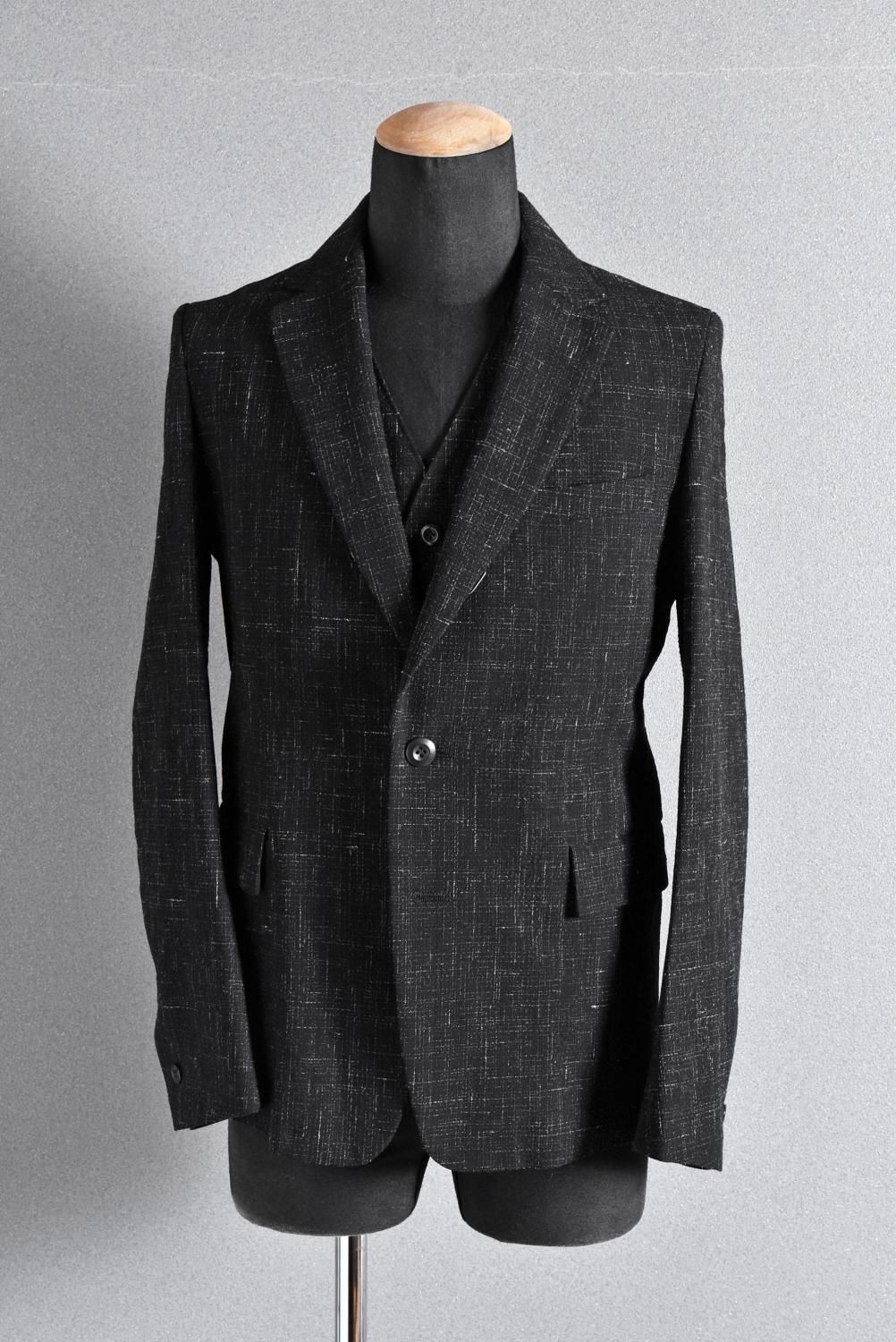 美品 18SS KAZUYUKI KUMAGAI ZW/Li/He 絣トロ 3ピース セットアップ 1