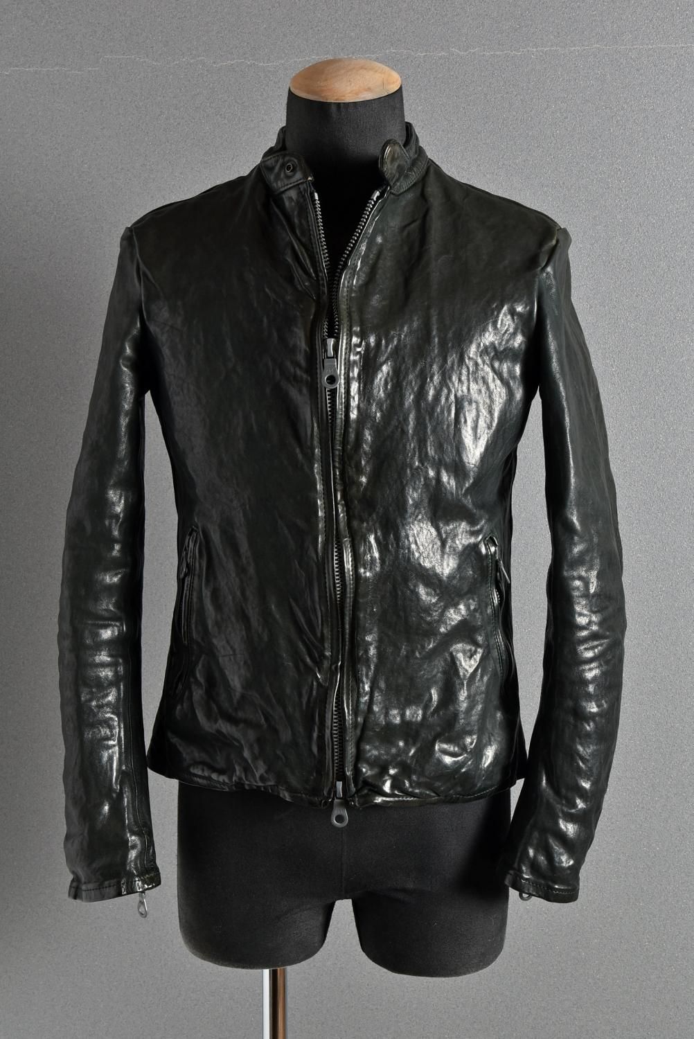 16AW ISAMUKATAYMA BACKLASH イタリアンダブルショルダー製品染め 