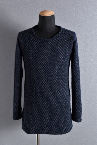  16AW STRUM Italian Big Oxford Wool Jersey S NAVY