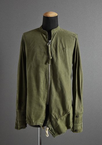 <img class='new_mark_img1' src='https://img.shop-pro.jp/img/new/icons1.gif' style='border:none;display:inline;margin:0px;padding:0px;width:auto;' />美品 GREG LAUREN  ”The Tent Zip Front Studio Shirt 