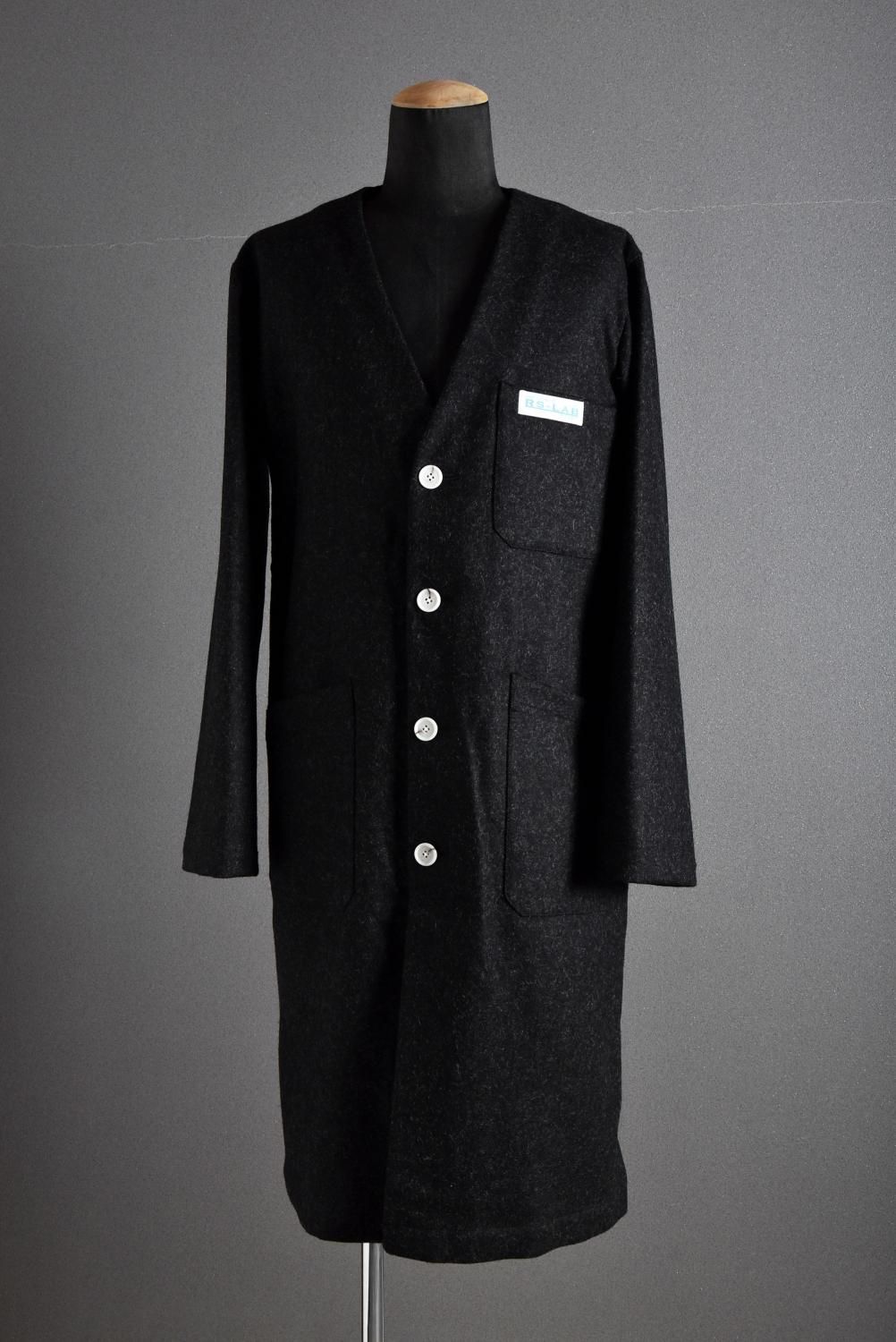 RAF SIMONS ラフシモンズ 美品 20AW WOOL CLASSIC LABO COAT 46 BLACK