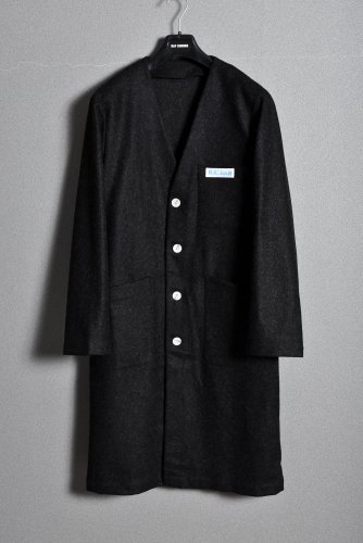 RAF SIMONS ե  20AW WOOL CLASSIC LABO COAT 46 BLACK