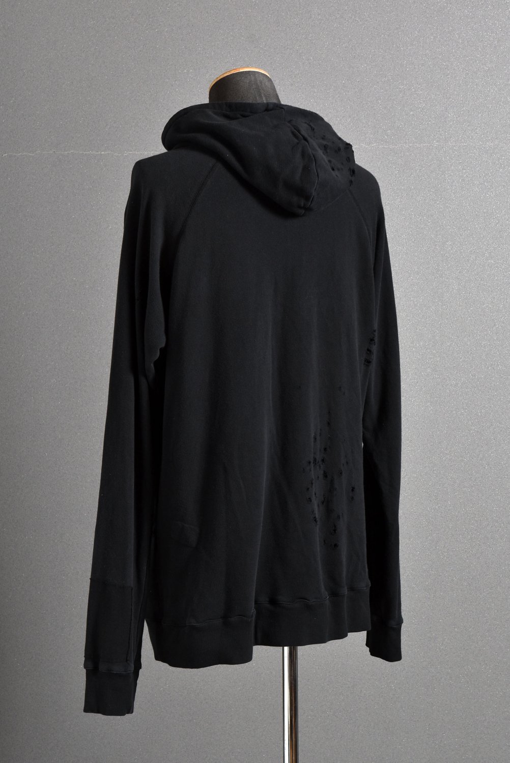 GREG LAUREN ”BLACK FLEEECE PATCHWORK DESTOROYED