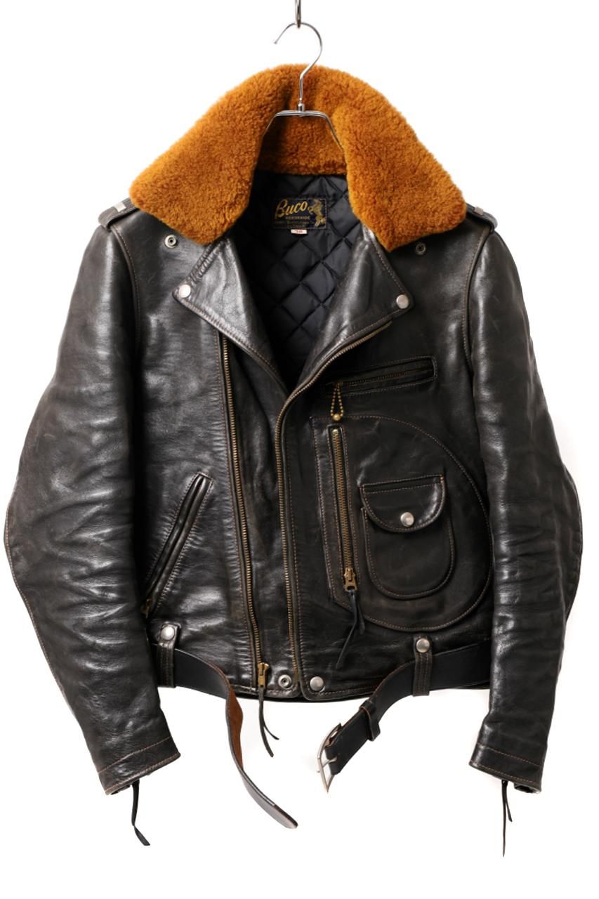 THE REAL McCOY'S BUCO J-24L HORSEHIDE LEATHER JACKET ...