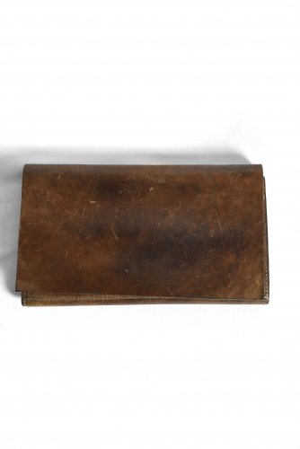 incarnation CULATTA CAVALLO LUX (HORSE CORDOVAN HAND FINISHED) wallet long #2 
 / size.F (BROWN)