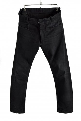 Atelier SUPPAN #H1702-JEANS HEAVY BLACK SHADE / size 1 (Black shade) アトリエスパン