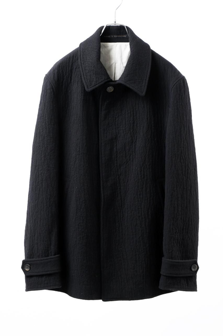 新品 21AW forme d'expression LOOM別注 Hidden Plaquette Caban Wool