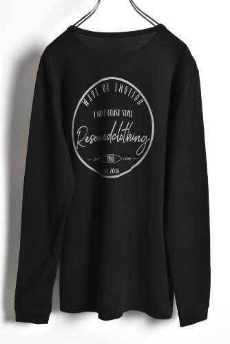  RESOUND CLOTHING  STUDIO84  WEST COAST STYLE L/S T / size 2 (BLACK) ꥵɥ