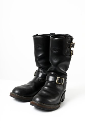 <img class='new_mark_img1' src='https://img.shop-pro.jp/img/new/icons1.gif' style='border:none;display:inline;margin:0px;padding:0px;width:auto;' />WESCO CUSTOM-ORDER BOSS ENGNEER BOOTS col.BLACK size.7.5(25.5cm) E-width Double Sole  