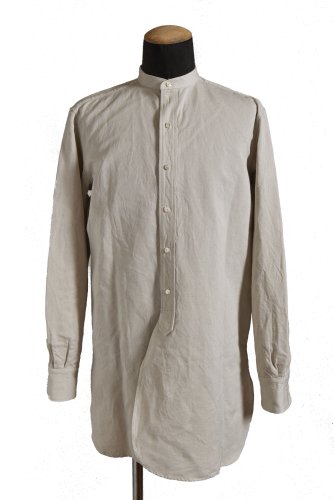  sus-sous 22SS shirt officers / C63L37 heavy poplin / size 7 (NATURAL) / ե 