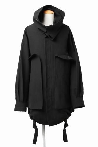 BALMAIN バルマンフランス製ポンチョケープツイードウールモヘヤ