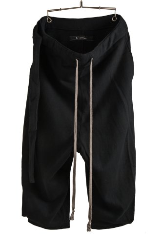 A.F ARTEFACT TUCKED VOLUME WIDE PANTS / L.WEIGHT SWEAT / size 2 (BLACK)