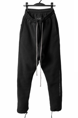 A.F ARTEFACT EMBROIDERED TRACK PANTS BOMBER FLEECE / size 1 (BLACK)