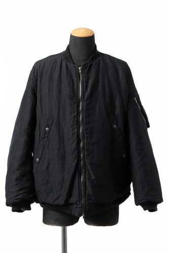 <img class='new_mark_img1' src='https://img.shop-pro.jp/img/new/icons1.gif' style='border:none;display:inline;margin:0px;padding:0px;width:auto;' />KLASICA FLPC-1 FLIGHT JACKET with BONDED LINING / SERGE WOOL & RAMIE / col.BLACK size.3