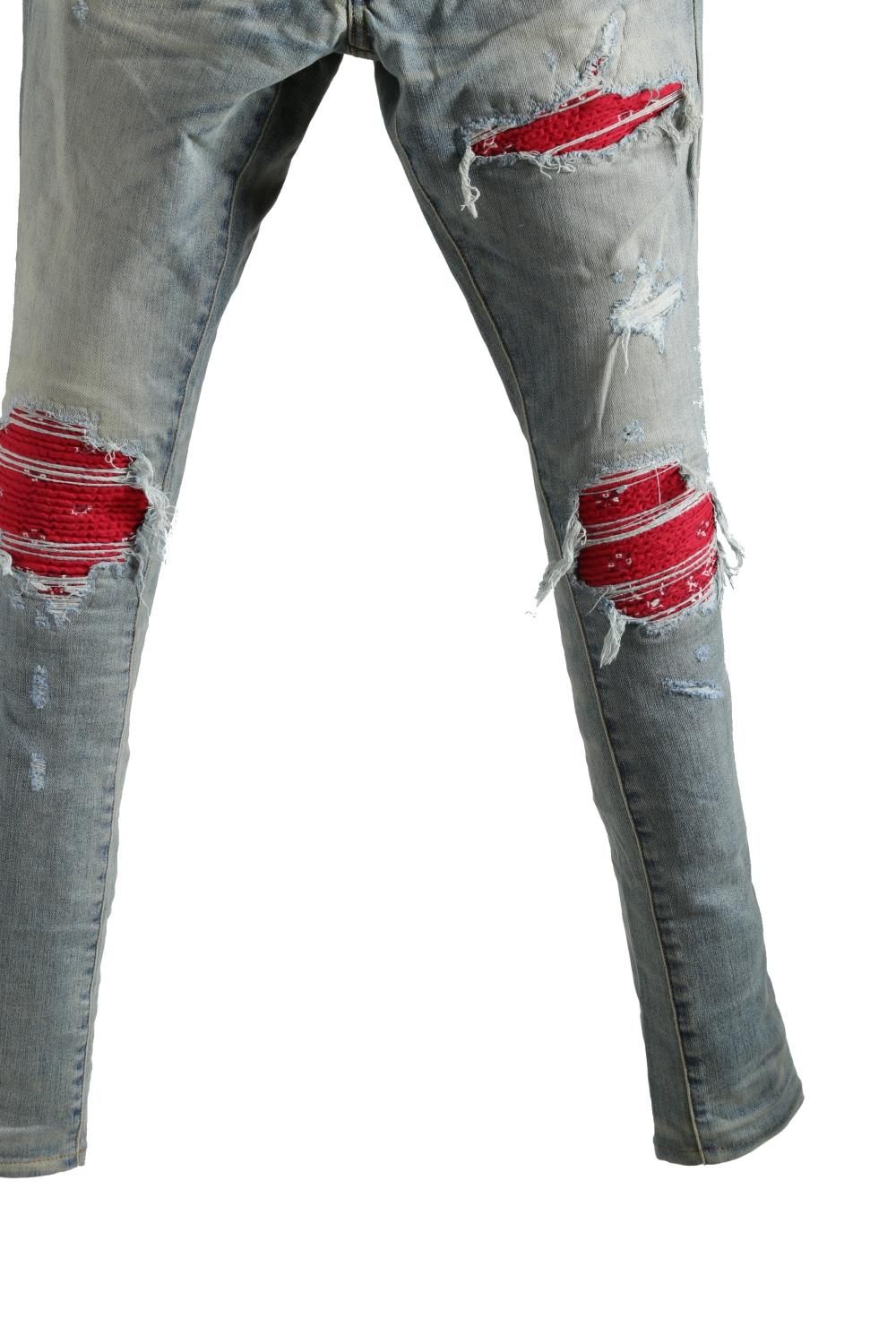 アミリ バンダナスキニーデニムパンツ mx1 AMIRI | ochge.org