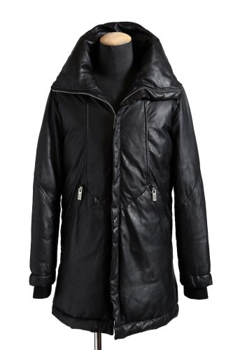 美品 CDM BY CARPEDIEM カルペディエム Sheep Leather Down Jacket / size M (BLACK)