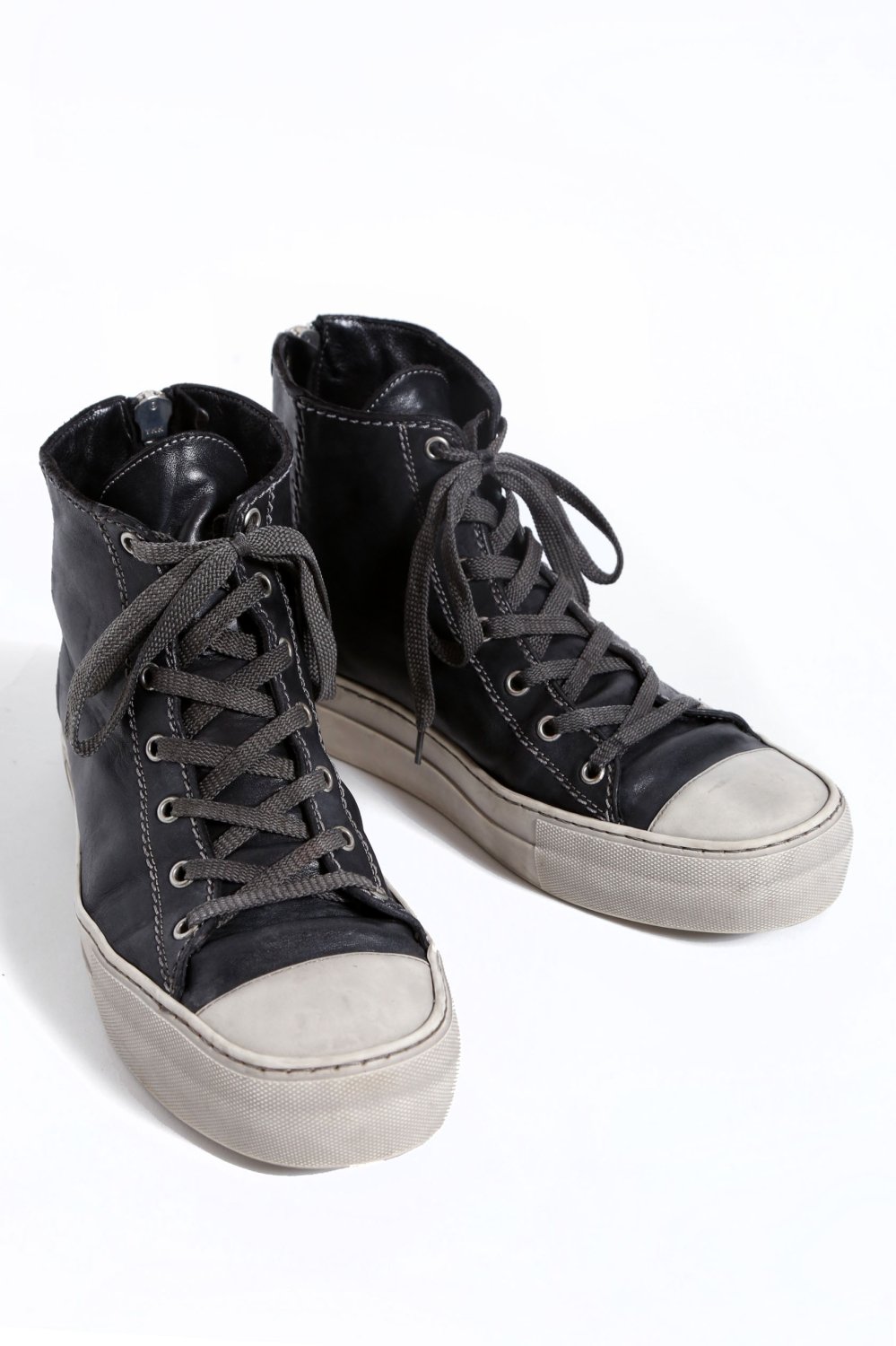 【CHORD NUMBER EIGHT】 LEATHER ZIP SNEAKER