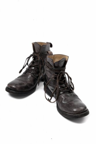incarnation x LOOM exclusive OIL CALF LEATHER 6 HOLES BOOTS / size.42 (BROWN BLACK)