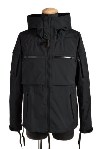 N/07  19SS schoeller Pro-Tech System Hooded Jacket / size 46 (BLACK) ̥ʥ