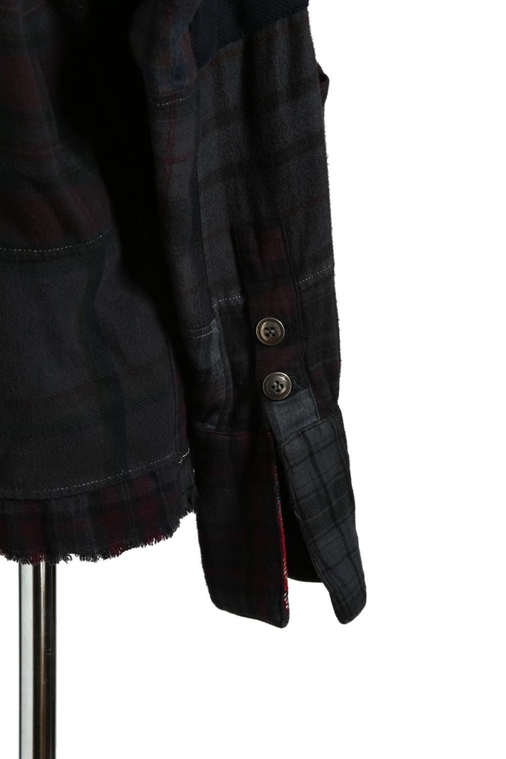 GREG LAUREN / 新品 ”OVERDYED PLAID SCRAPWORK GL1 / KIMONO JACKET